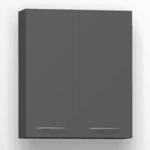 Pelipal Serie 6025 Wandschrank 60 x 43 x 70 cm, 2 Drehtüren, Griff GL