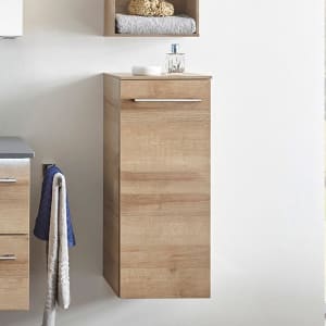Pelipal Serie 6025 Highboard 45 x 33 x 73 cm, 1 Drehtür, Griff S, Anschlag rechts