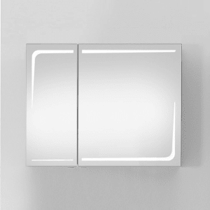 Pelipal Serie 7005 Spiegelschrank 80 x 17 x 70 cm große Tür rechts, Modul rechts außen