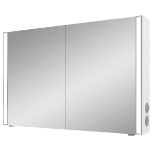 Pelipal S25 Spiegelschrank mit seitl. LED Lichtprofil 120 x 17 x 70 cm, 2 Module außen