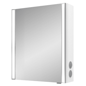 Pelipal S25 Spiegelschrank mit seitl. LED Lichtprofil 60 x 17 x 70 cm Anschlag links, Modul rechts