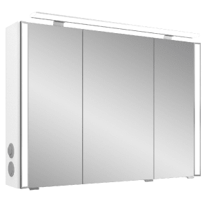 Pelipal S26 Spiegelschrank mit seitl. LED Lichtprofil 100 x 17 x 70 cm, Modul Links außen