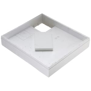 Poresta Systems Wannenträger für Bette Supra Duschwanne Extraflach 70 x 70 x 6,5 cm