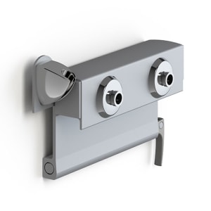 Pressalit PLUS Armaturenhalter zur Montage auf waagerechter PLUS Wandschiene