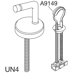 Pressalit Kippankerscharnier UN4