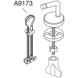 Pressalit Kombi-Scharnier DH4