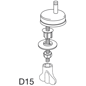 Pressalit Universalscharnier D15