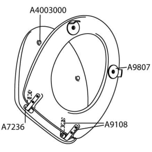 Pressalit Spezialpufferset gegen seitl. Verrutschen