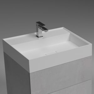 progettobagno Hitek Aufsatzwaschtisch 60 cm