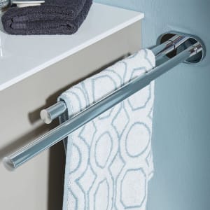 Puris Handtuchhalter zweiarmig, ausziehbar 32,2 - 56,2 cm