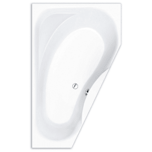 Repabad Tika Raumspar Badewanne 165 x 95 cm, Ausführung links