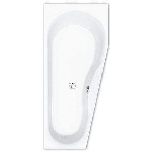 Repabad Tika Raumspar-Badewanne 170 x 75 cm mit Aquapunktur, Ausführung links