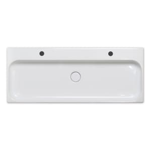 Repabad Livorno 100 Waschtisch mit 2 Hahnlöchern und verdecktem Überlauf