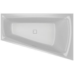 Riho Still Smart Raumspar-Badewanne 170 x 110 cm, mit Riho Fall, Fußende links