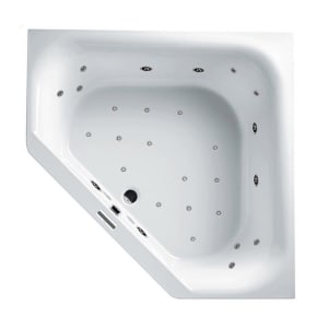 Riho Austin Whirlpool 145 x 145 cm mit Joy Whirlpoolsystem, Version links