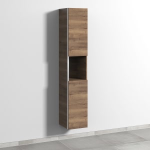 Sanipa 3way Hochschrank 30 cm, 1 offenes Fach, 2 Türen mit Türanschlag rechts
