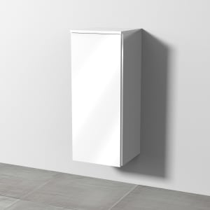 Sanipa 3way Mittelschrank 35 cm, 1 Tür mit Anschlag links, mit Griff-Leiste