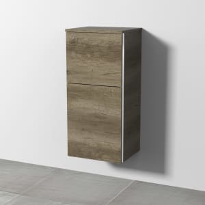 Sanipa 3way Mittelschrank 40 cm, 1 Tür mit Anschlag links, 1 Auszug, mit Griff-Leiste