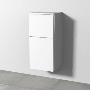 Sanipa 3way Mittelschrank 40 cm, 1 Tür mit Anschlag links, 1 Auszug, mit Griff-Leiste