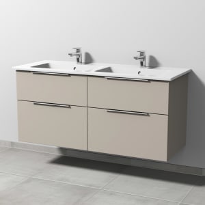 Sanipa 3way Unterschrank 130 cm mit Villeroy & Boch Venticello Waschtisch