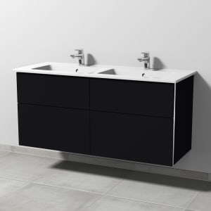 Sanipa 3way Unterschrank 130 cm mit Villeroy & Boch Venticello Waschtisch