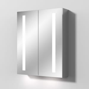 Sanipa Reflection Aluminium-Spiegelschrank ALEX 60 mit LED-Beleuchtung