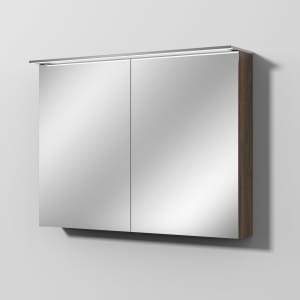 Sanipa Reflection Spiegelschrank MALTE 100 mit LED-Aufsatzleuchte
