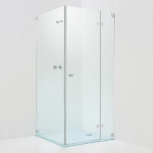 Sprinz Fortuna Tür mit Seitenwand rahmenlos bis 100 x 100 x 200 cm Anschlag rechts