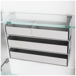 Sprinz Interio Line Etagenhalterung Rückwand mit 4 Boxen