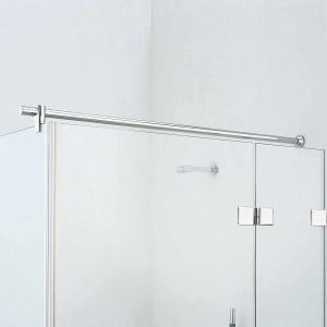 Sprinz Haltestange rund, Glas - Wand, Länge 180 cm