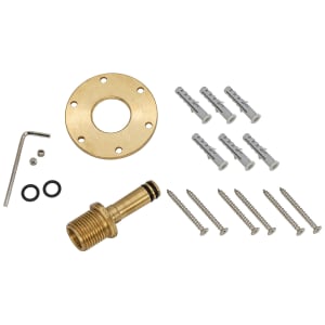 Steinberg Anschlussstück und Befestigungsplatte mit Dichtungen zu 120.7910