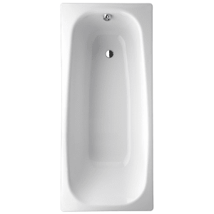 Steel Körperform-Einbaubadewanne 170 x 75 cm