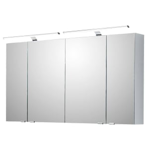 Steinkamp Life 2.0 Spiegelschrank 130 cm mit 2 LED Aufsatzleuchten