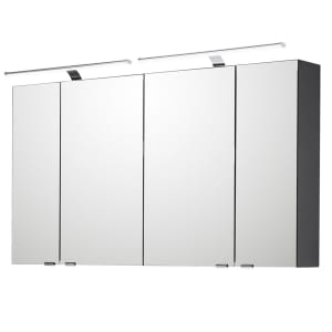 Steinkamp Life 2.0 Spiegelschrank 130 cm mit 2 LED Aufsatzleuchten