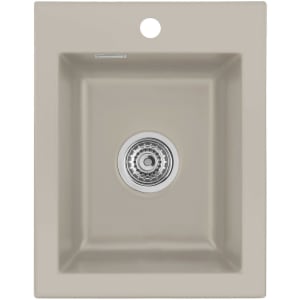 Systemceram Keradomo Mera 39 Einbauspüle mit Handbetätigung, inkl. Armaturbohrung