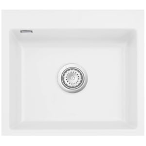 Systemceram Keradomo Mera 57 F Spüle für flächenbündigen Einbau mit Handbetätigung, ohne Hahnlochbohrung