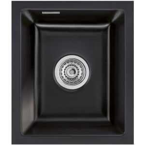 Systemceram Keradomo Mera 39 F/o Spüle für flächenbündigen Einbau mit Handbetätigung, ohne Hahnlochbohrung