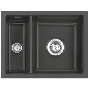 Systemceram Keradomo Mera 60 F/o Spüle für flächenbündigen Einbau mit Handbetätigung, ohne Hahnlochbohrung