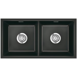 Systemceram Keradomo Mera Twin U Spüle zum Unterbau mit Handbetätigung