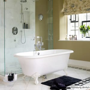 Victoria & Albert Cheshire freistehende Badewanne, Füße Nickel poliert