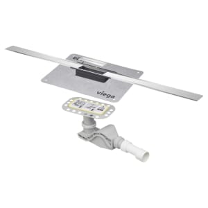 Viega Advantix Cleviva-Duschrinne mit Advantix-Einleger Visign C1, Modell 4981.10, 100 cm