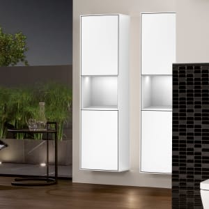 Villeroy & Boch Finion Hochschrank 151,6 cm mit Regalelement, Anschlag links