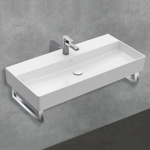 Villeroy & Boch Memento 2.0 Waschtisch 100 cm mit 1 Hahnloch, ohne Überlauf