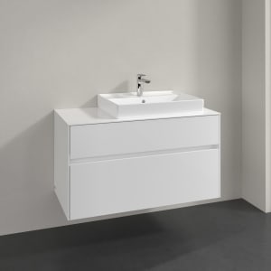 Villeroy & Boch Collaro Waschtischunterschrank 100 x 54,8 cm mit 2 Auszügen, für WT rechts