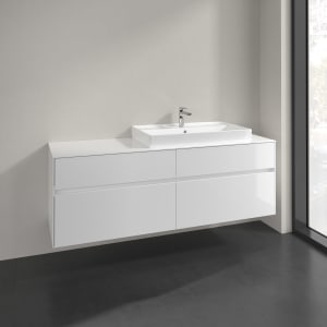 Villeroy & Boch Collaro Waschtischunterschrank 160 x 54,8 cm mit 4 Auszügen, für WT rechts