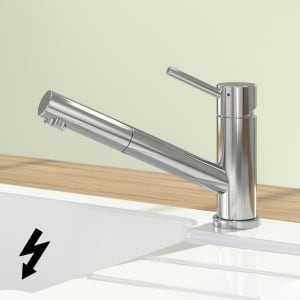 Villeroy & Boch Como Shower Einhebel-Küchenarmatur, Niederdruck