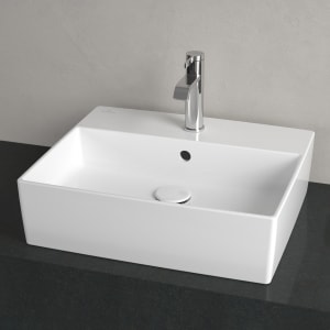 Villeroy & Boch Memento 2.0 Aufsatzwaschtisch 50 cm mit Hahnloch, mit Überlauf