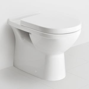 Villeroy & Boch O.novo - Réservoir de chasse d'eau pour WC à poser,  alimentation latérale, CeramicPlus, blanc alpin 5760S1R1