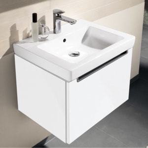 Villeroy & Boch Subway 2.0 Waschtischunterschrank 58,7 cm, Griff chromfarbig glänzend, 1 Auszug