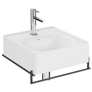 VitrA Equal Set Handtuchhalter und Handwaschbecken